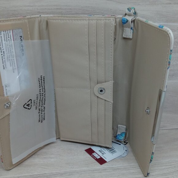 Mundi Cares Bufferfly Crossbody Purse RFID Protected/NWT - Picture 8 of 13